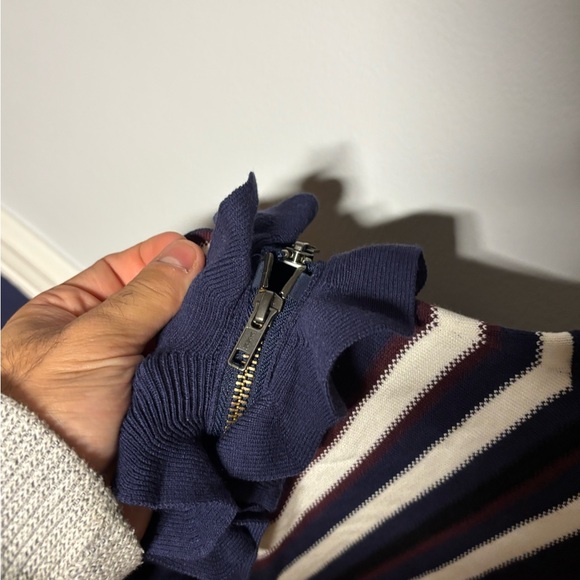 Halogen Multicolor Striped Ruffle Sweater - Picture 5 of 5